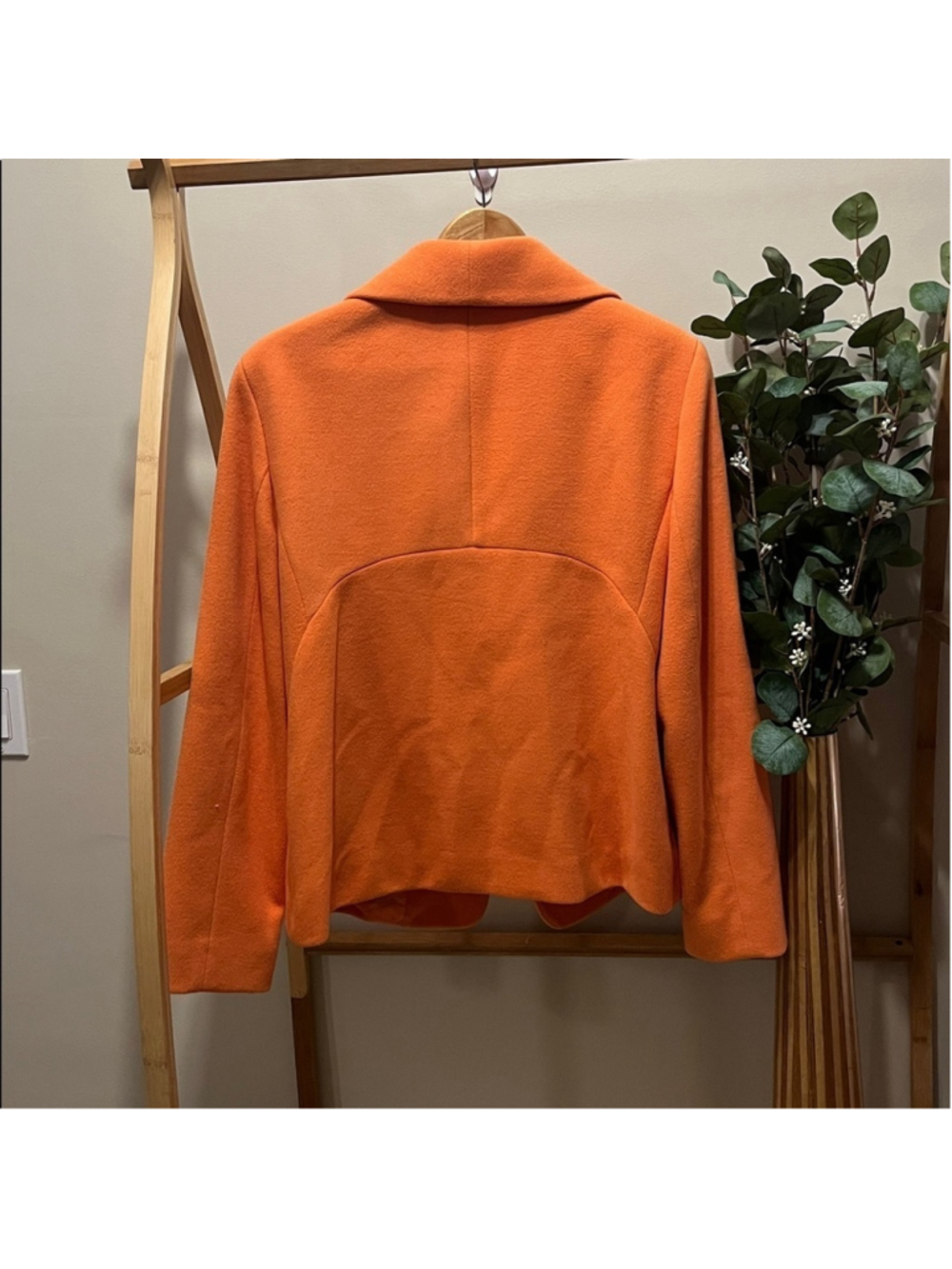 Jones New York Women's Bright Orange Blazer - Picture 4 of 4